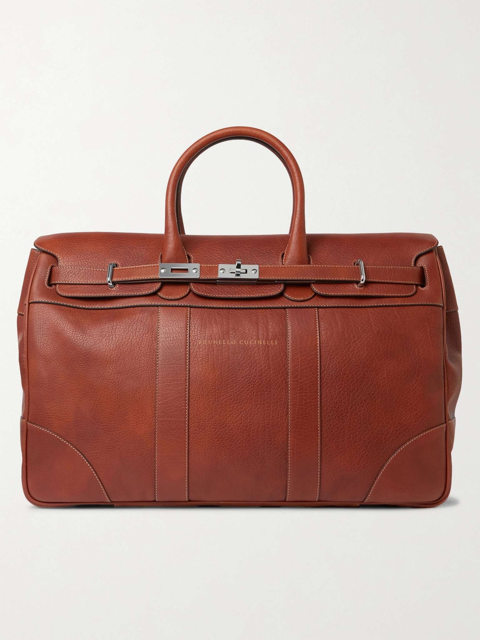 Full-Grain Leather Holdall - 1