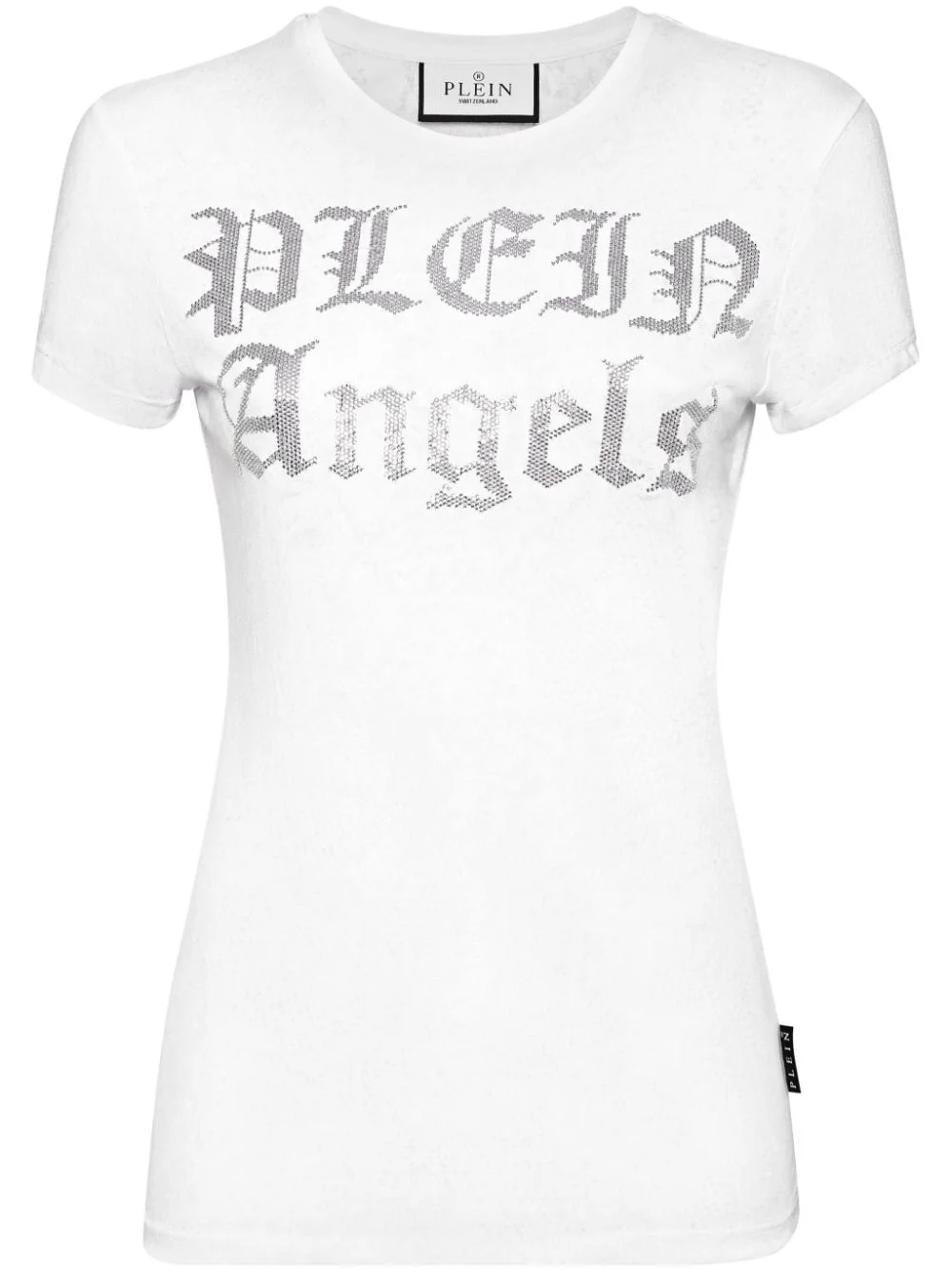 snakeskin-print T-shirt - 1