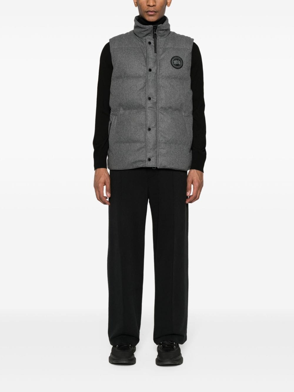 Garson appliquÃ©-logo gilet - 2