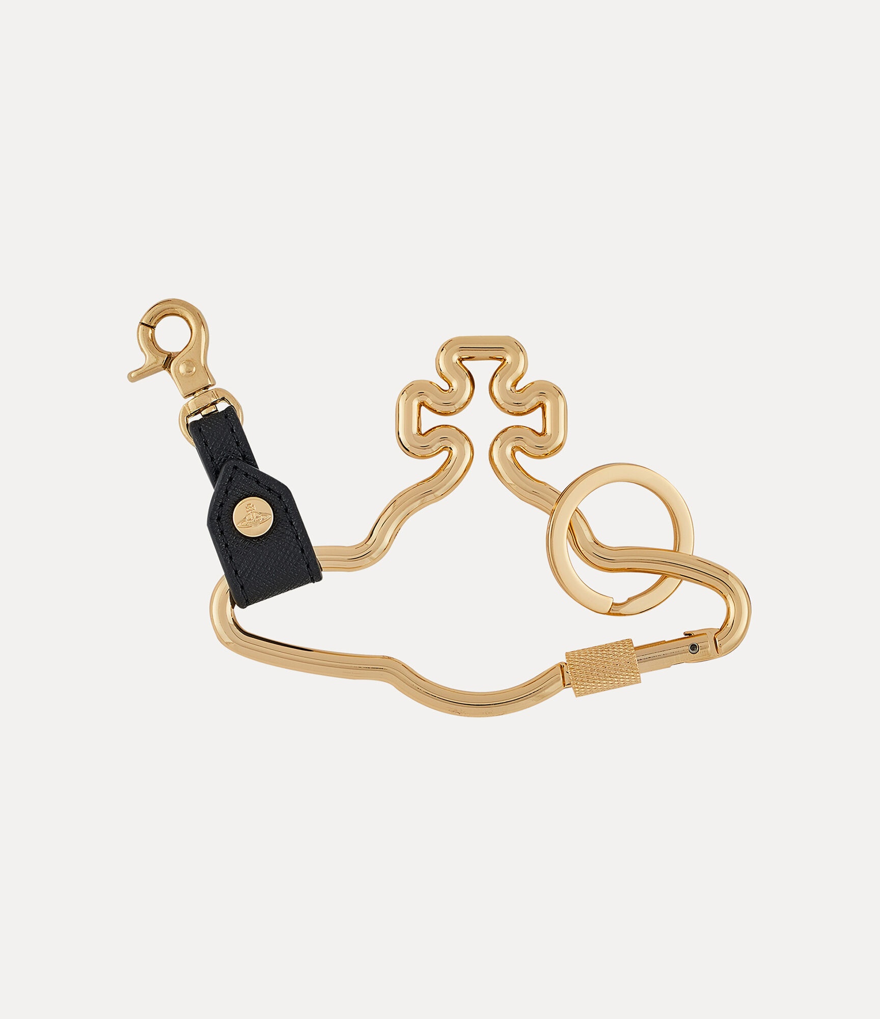 METAL ORB CARABINER KEYRING - 1