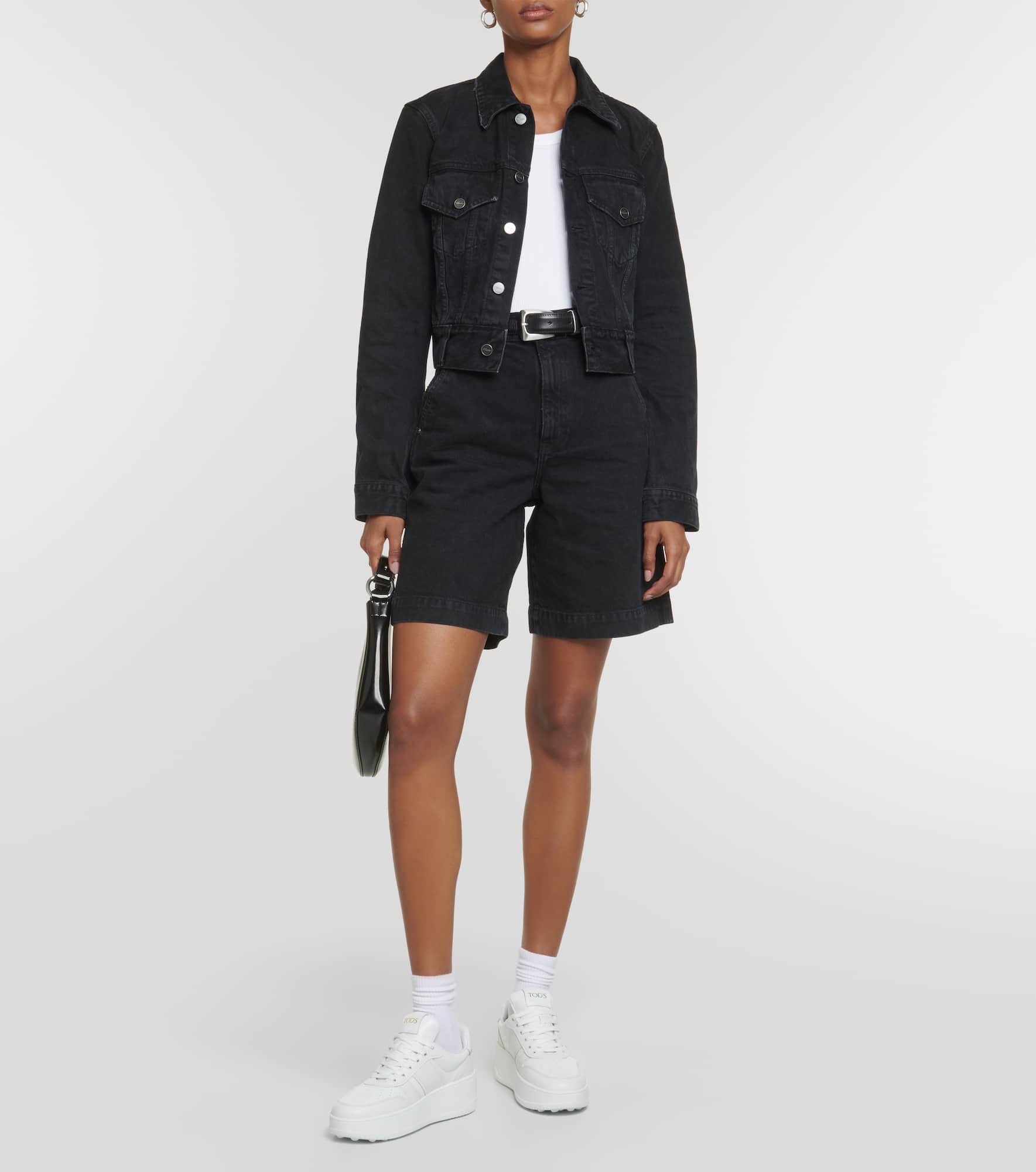 Leather platform sneakers - 2