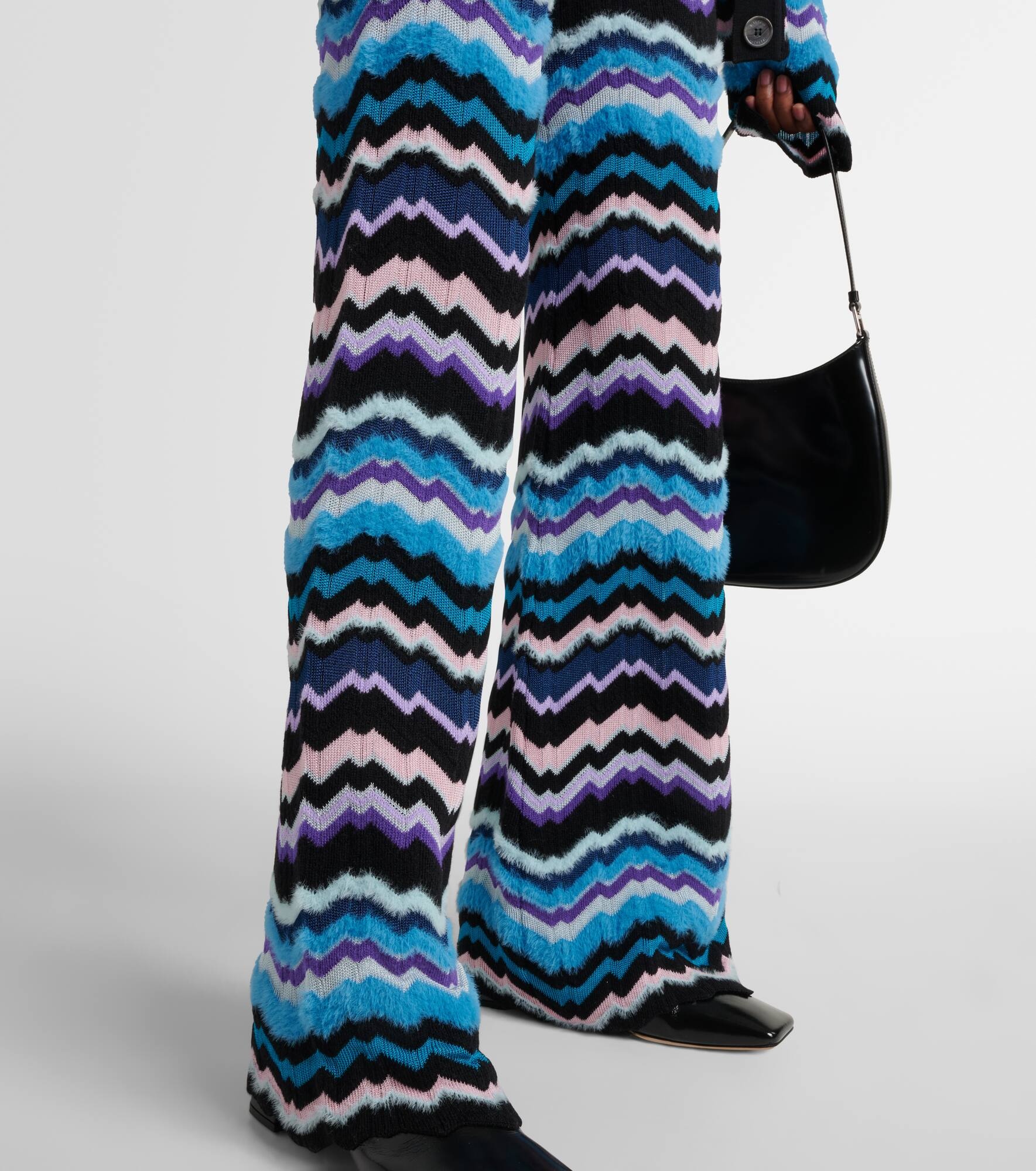 Zig Zag high-rise flared pants - 6