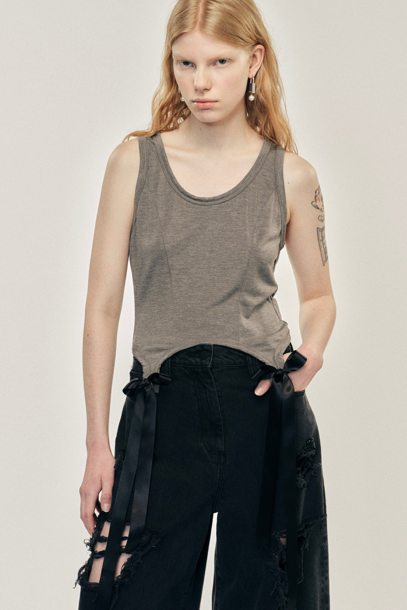 Simone Rocha Bow Tail Easy Tank outlook