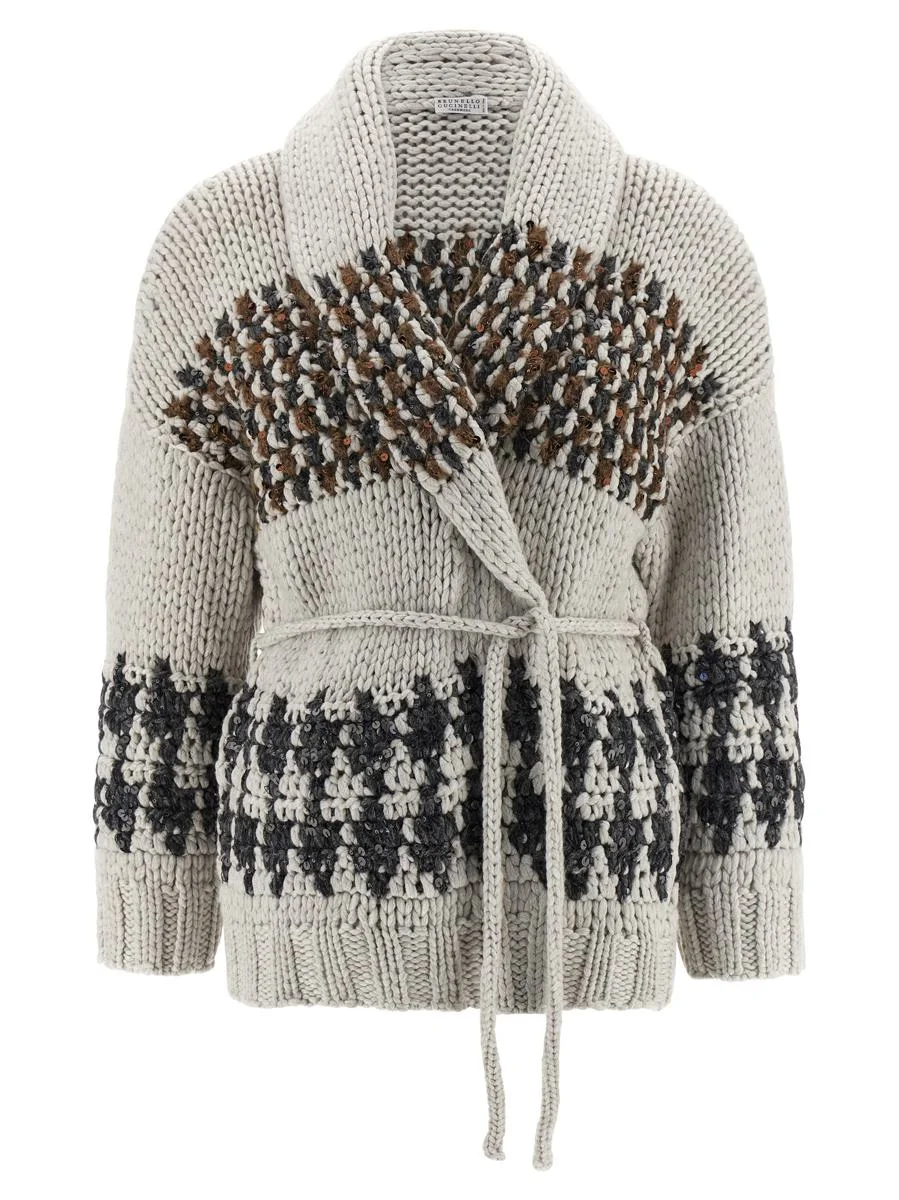 Brunello Cucinelli 'Opera Prince Of Wales' Cardigan - 1