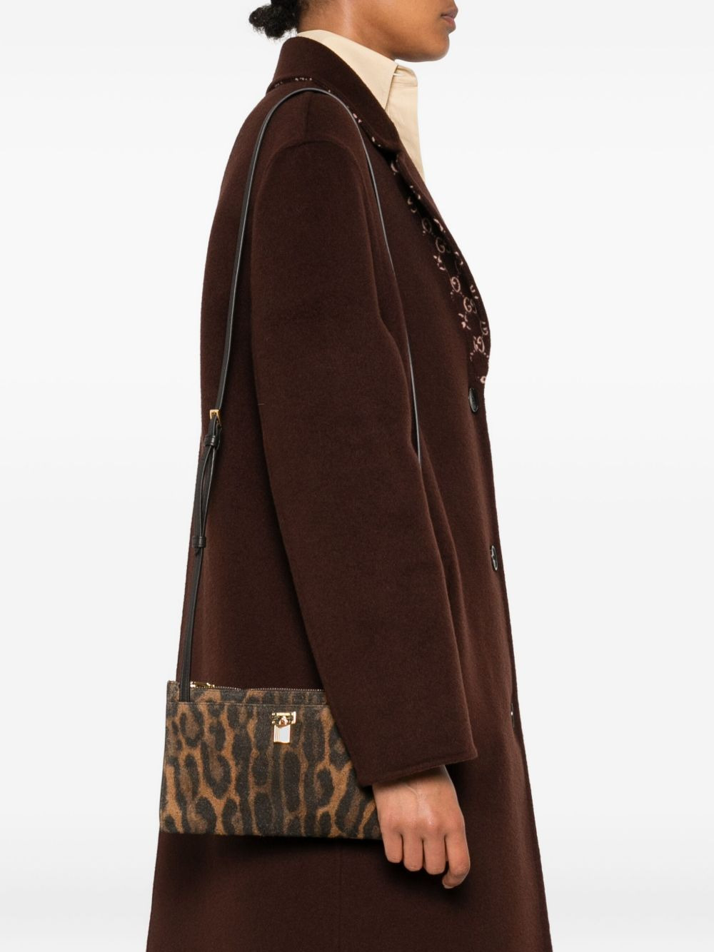 leopard-print crossbody bag - 2