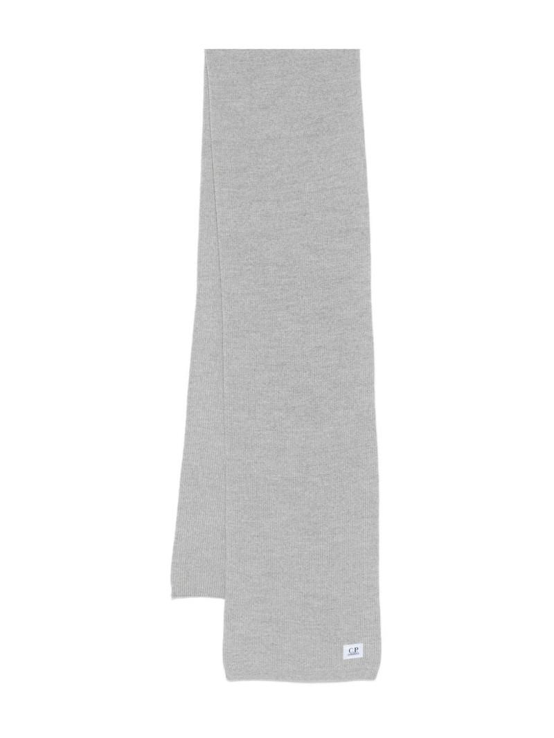 logo-appliqué scarf 1