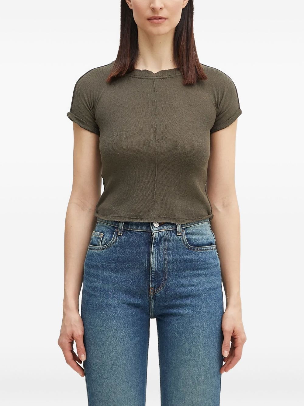 knitted short-sleeve top - 2