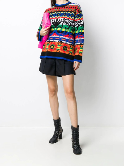 Moschino abstract pattern jumper outlook