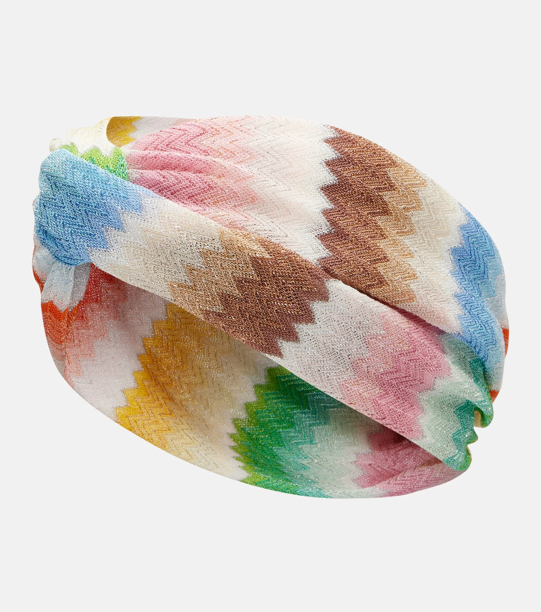Zigzag lamé headband - 1