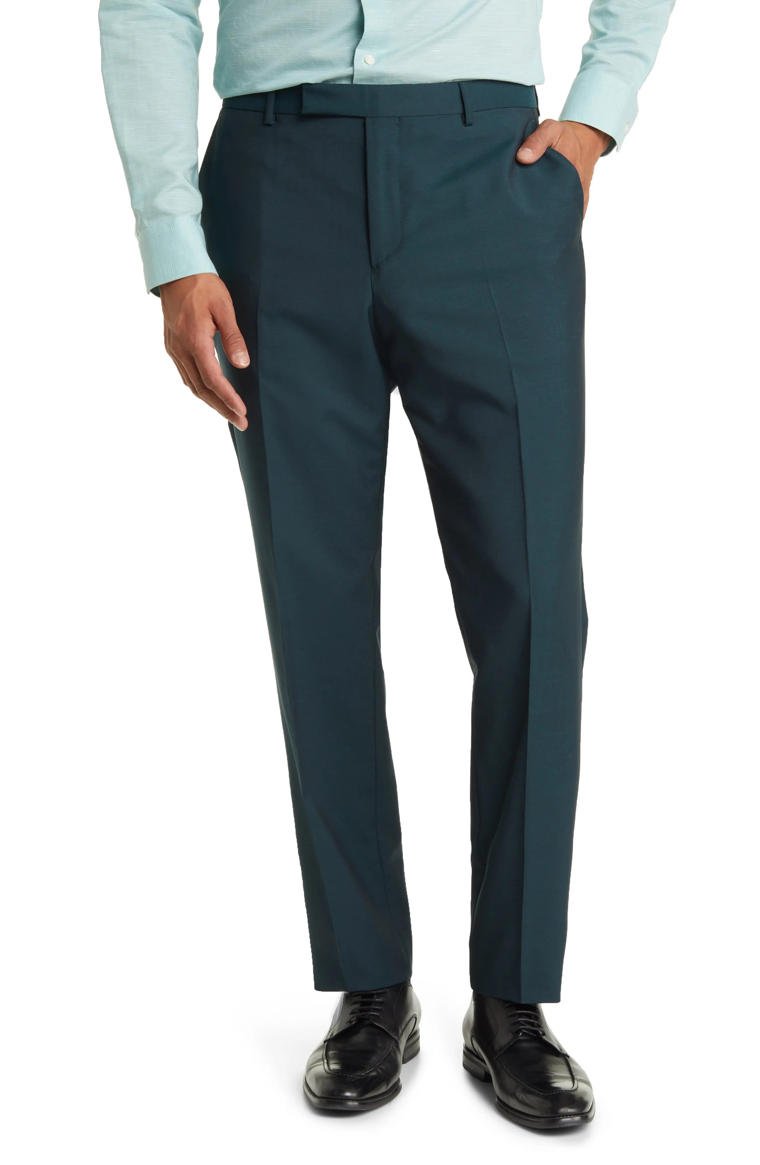Tailored Fit Wool & Mohair Suit - 7