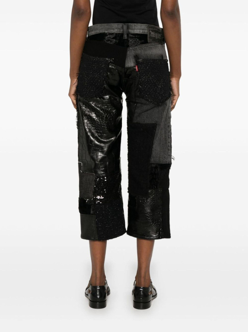 x Levi's patchwork jeans 4