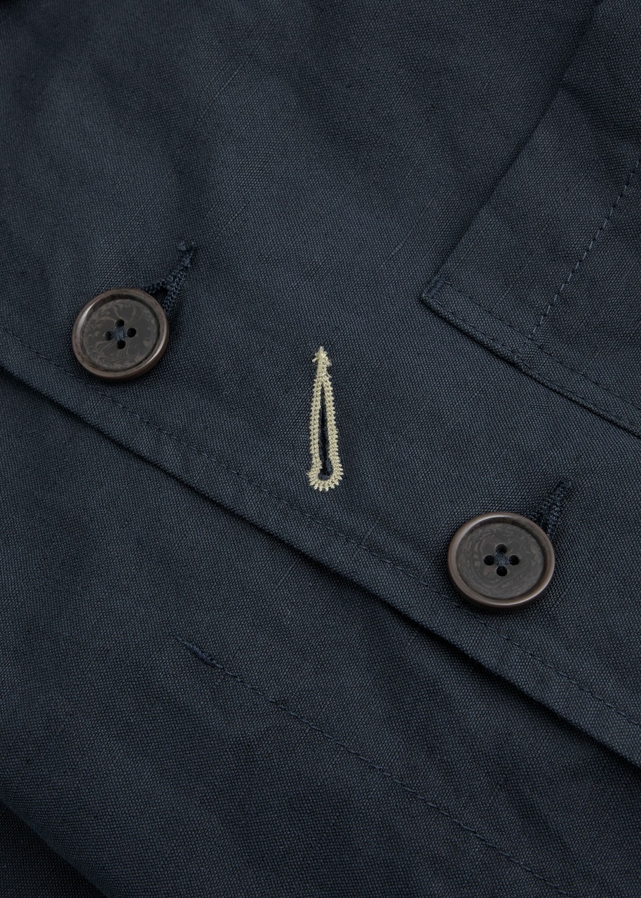 Universal Works Bakers Linen-blend Overshirt Jacket - 5