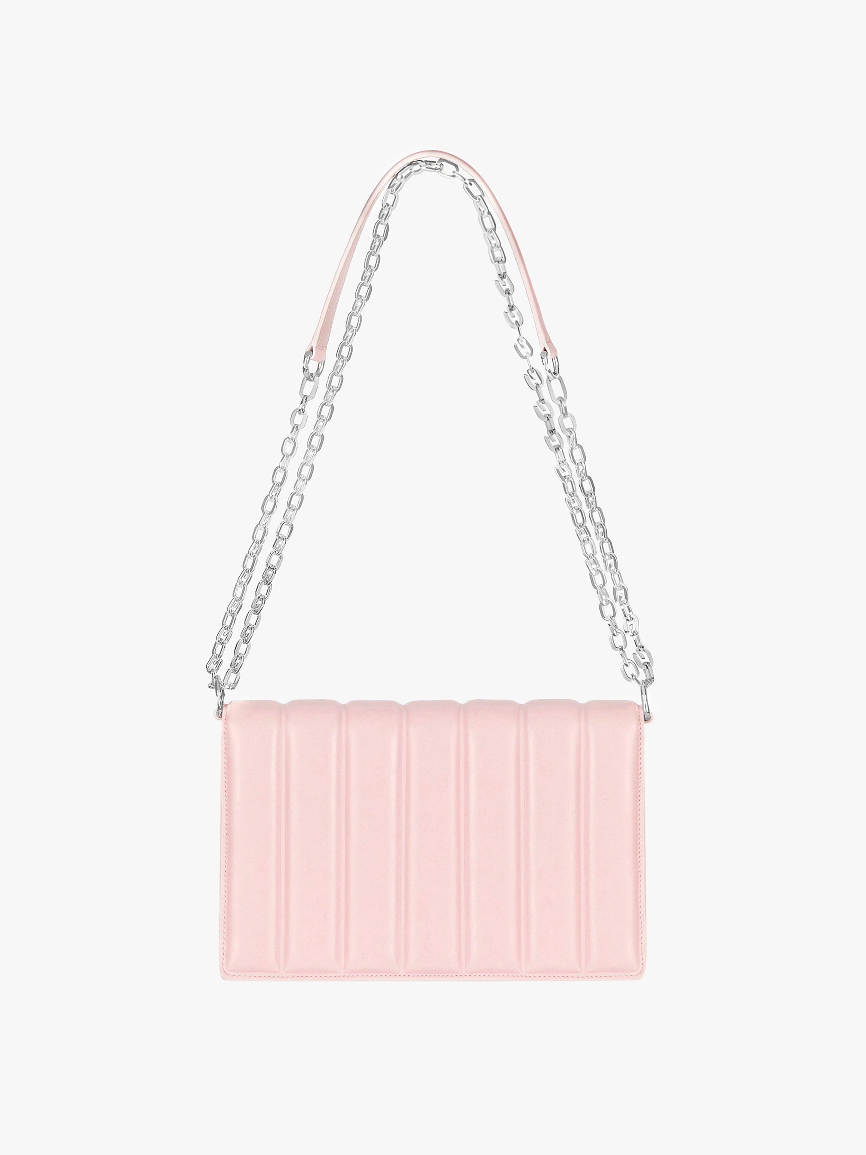 MEDIUM 4G BAG IN PADDED LEATHER WITH CHAIN - 5