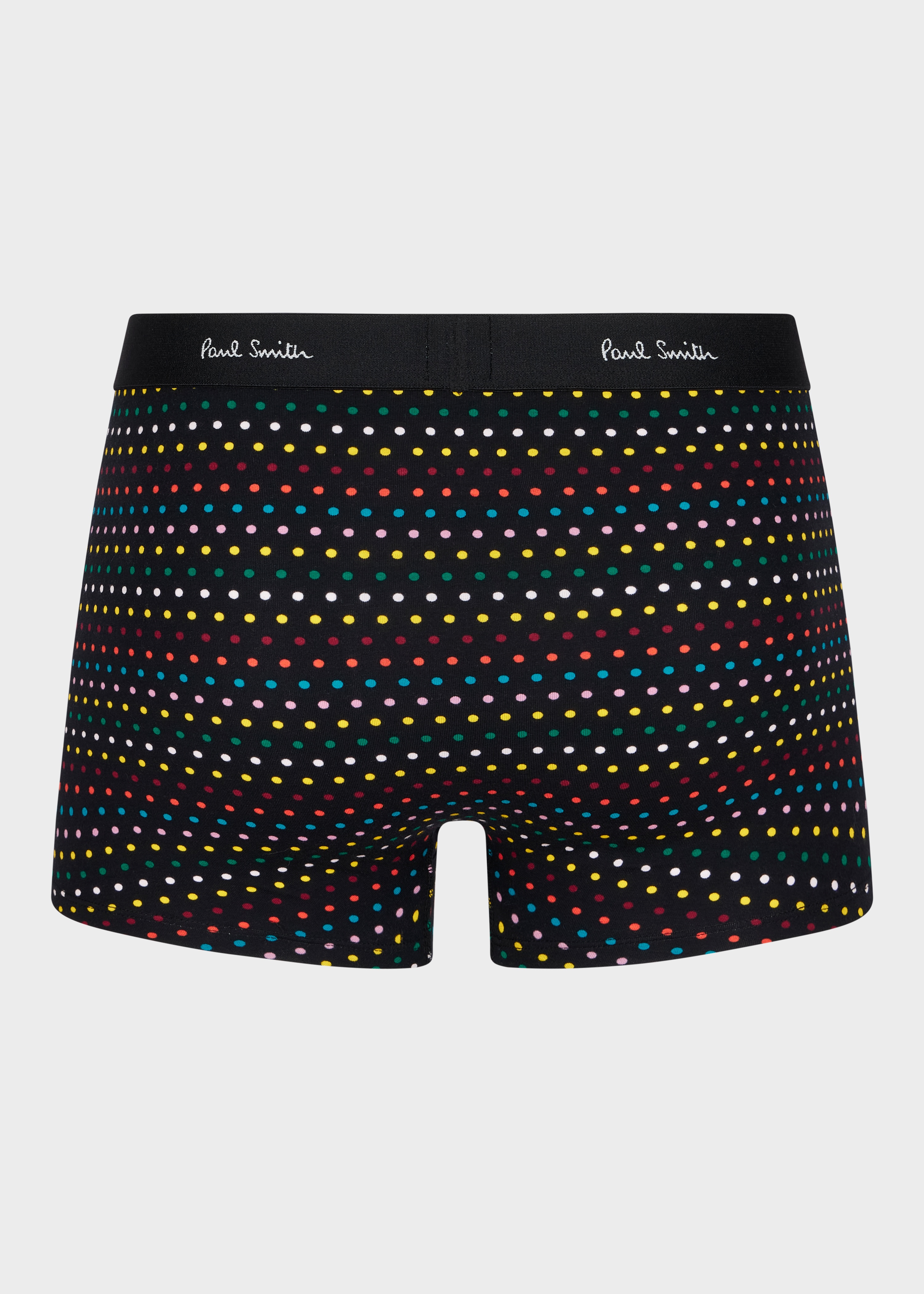 Black 'Signature Polka Dot Stripe' Boxer Briefs - 2