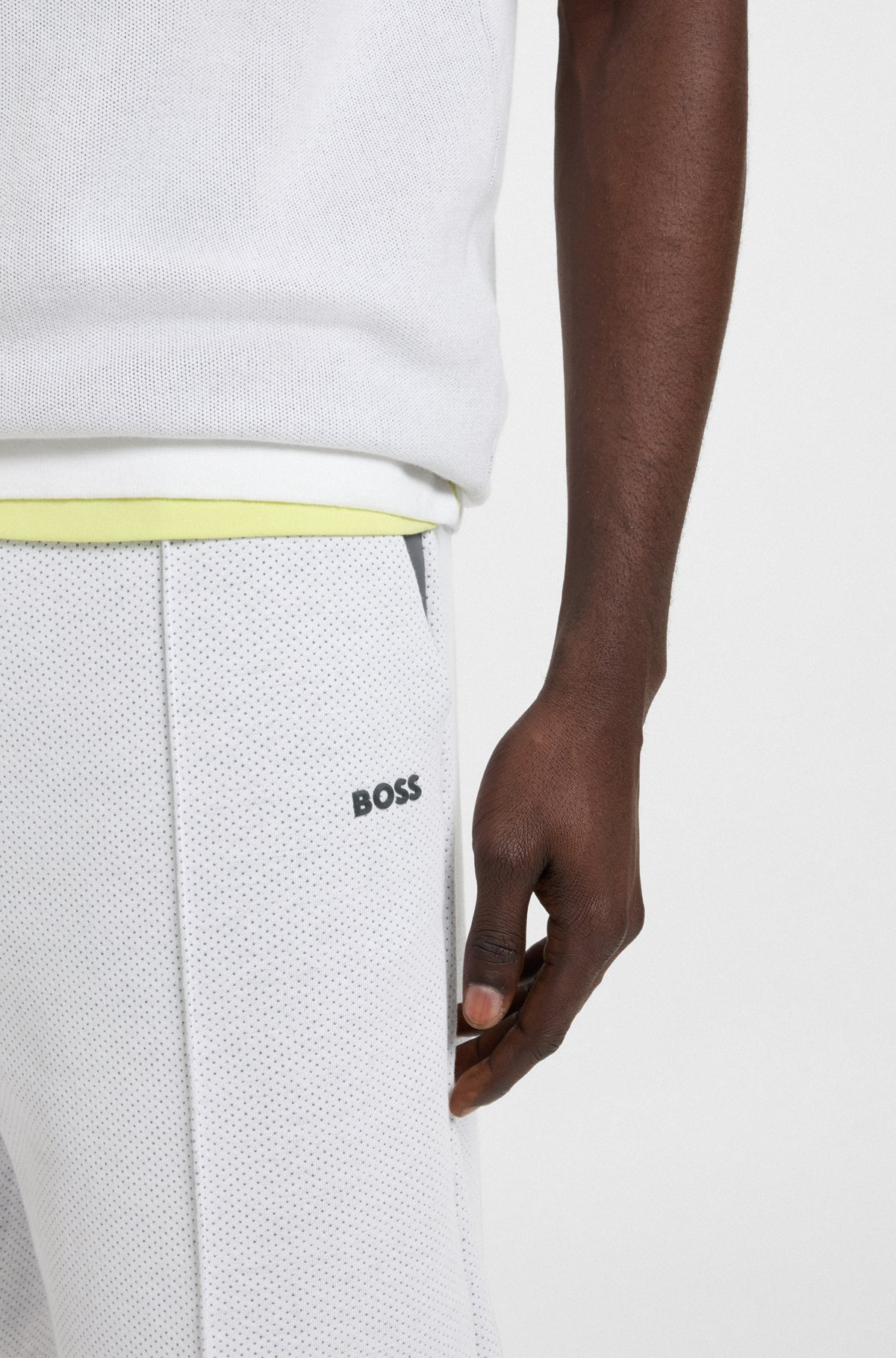 RELAXED-FIT SHORTS IN QUILTED JACQUARD - 3