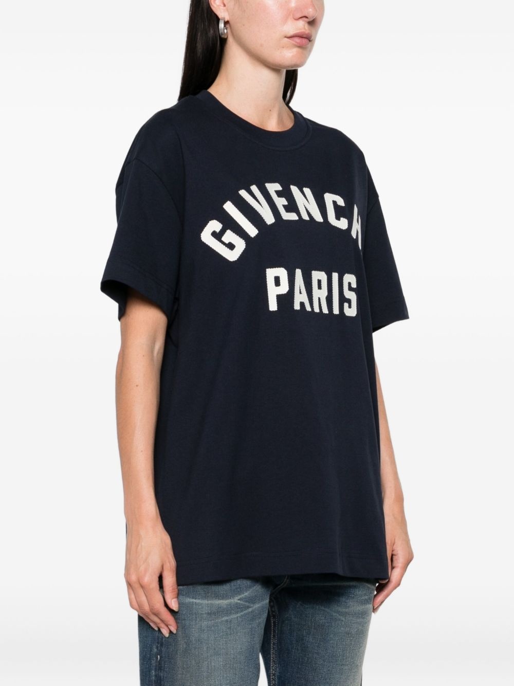 logo-print T-shirt - 3