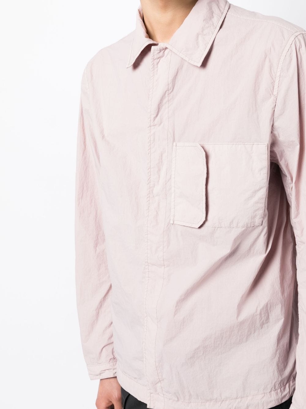 chest-pocket zip-up jacket - 5