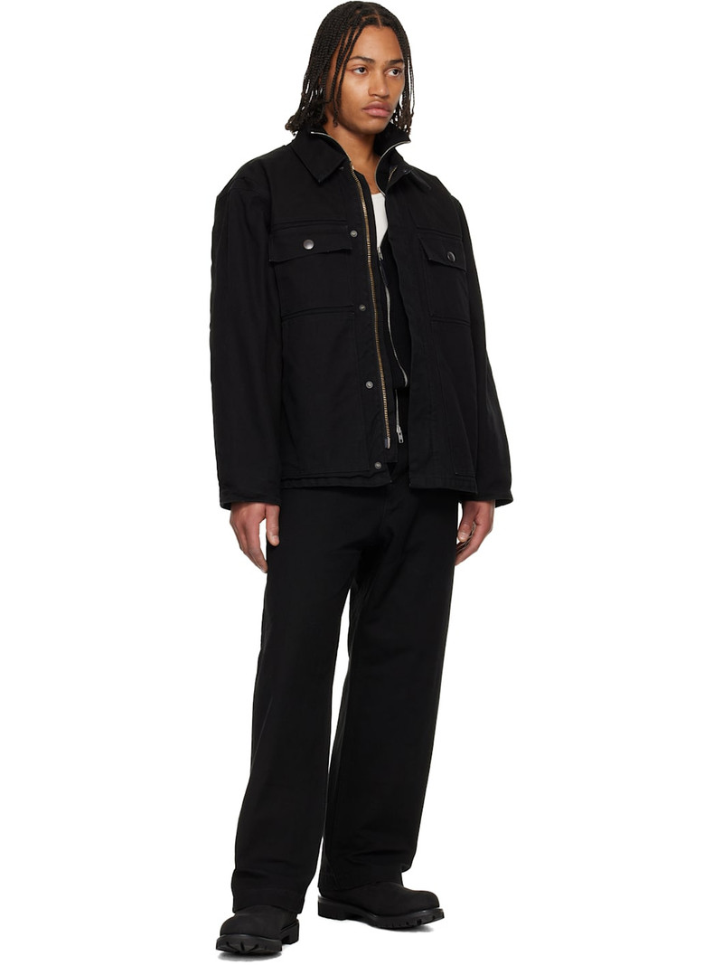 WTAPS Black Canvas Trousers outlook