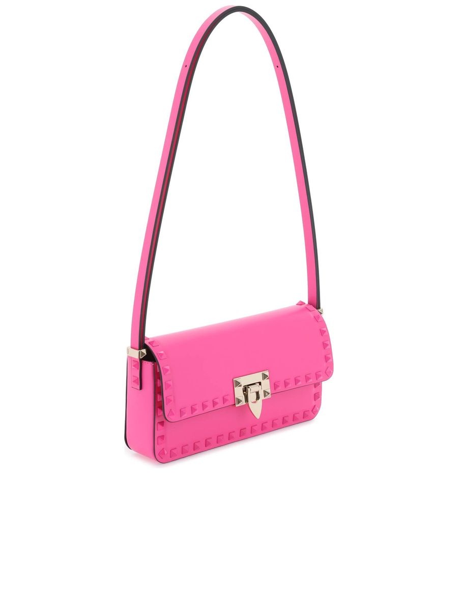 Rockstud Eastwest Leather Shoulder Bag - 3