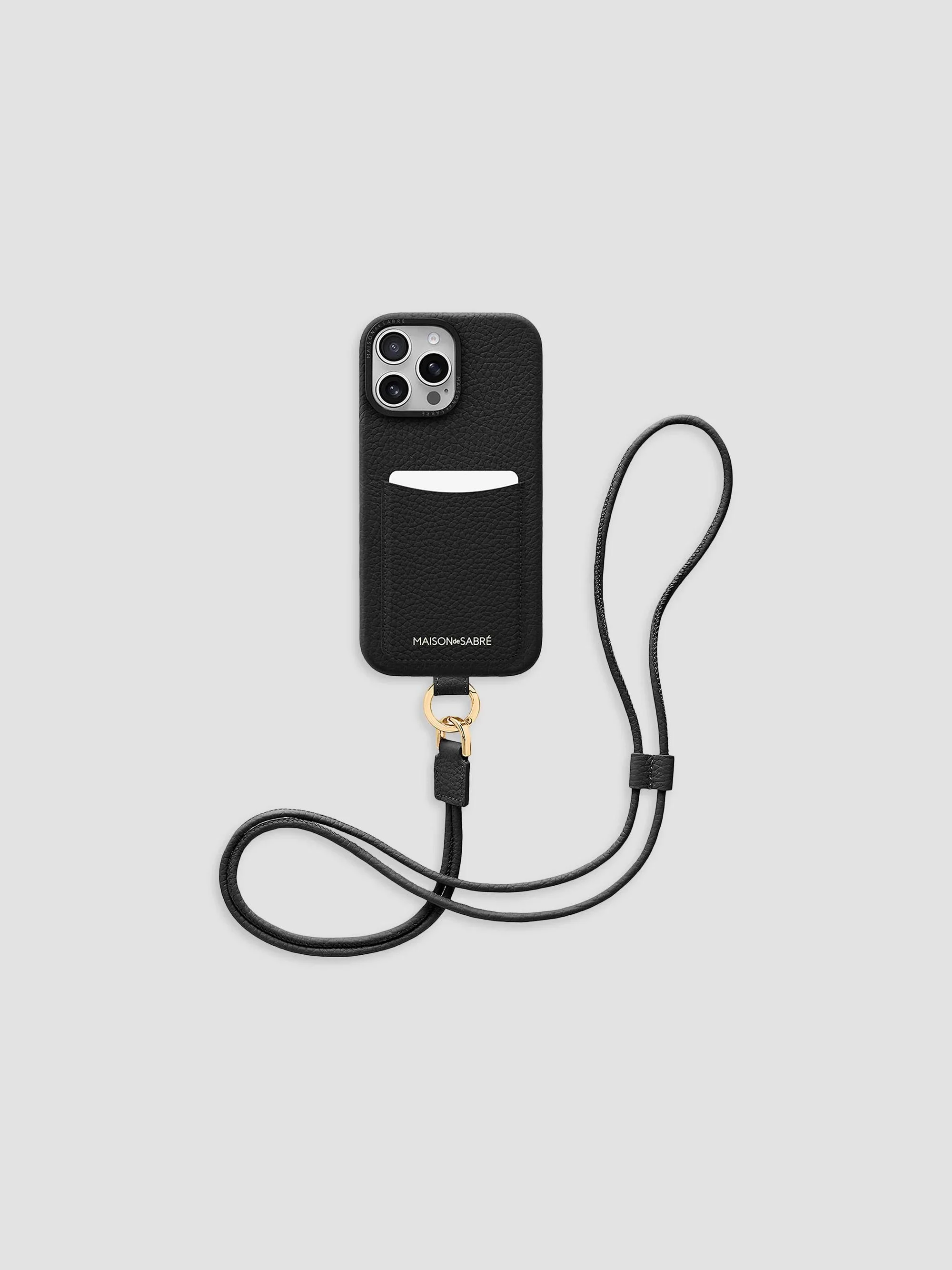 Sling Phone Case (iPhone 16 Pro) - Black Caviar - 1