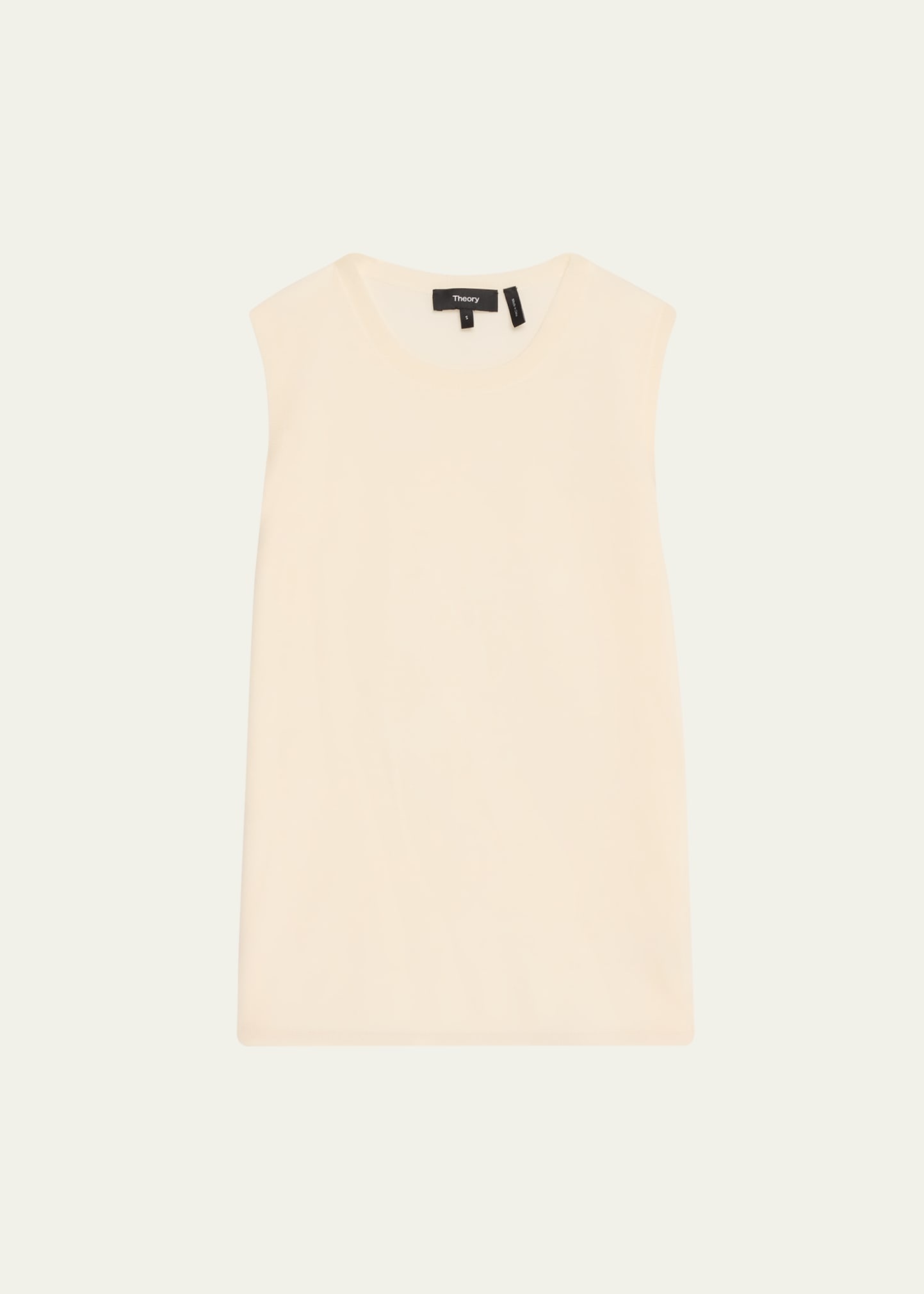 Regal Merino Wool Crewneck Shell Top - 1