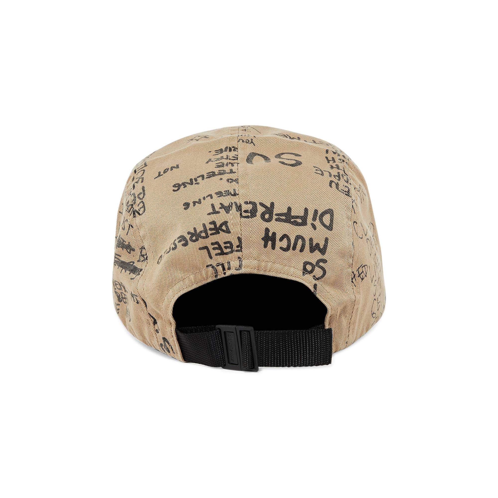 折りたたみMac Supreme Gonz Poems Camp Cap Khaki - 帽子