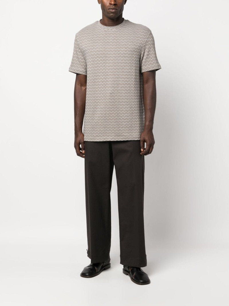 GIORGIO ARMANI graphic-print round-neck T-shirt outlook