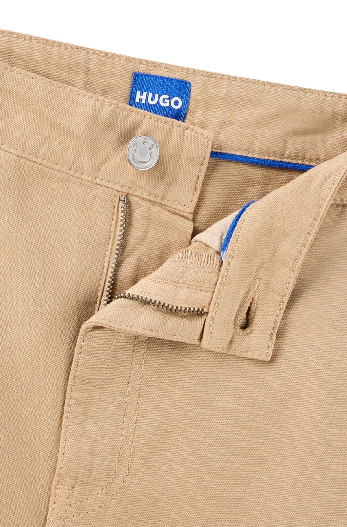 STRAIGHT-LEG CARPENTER TROUSERS IN COTTON CANVAS - 6