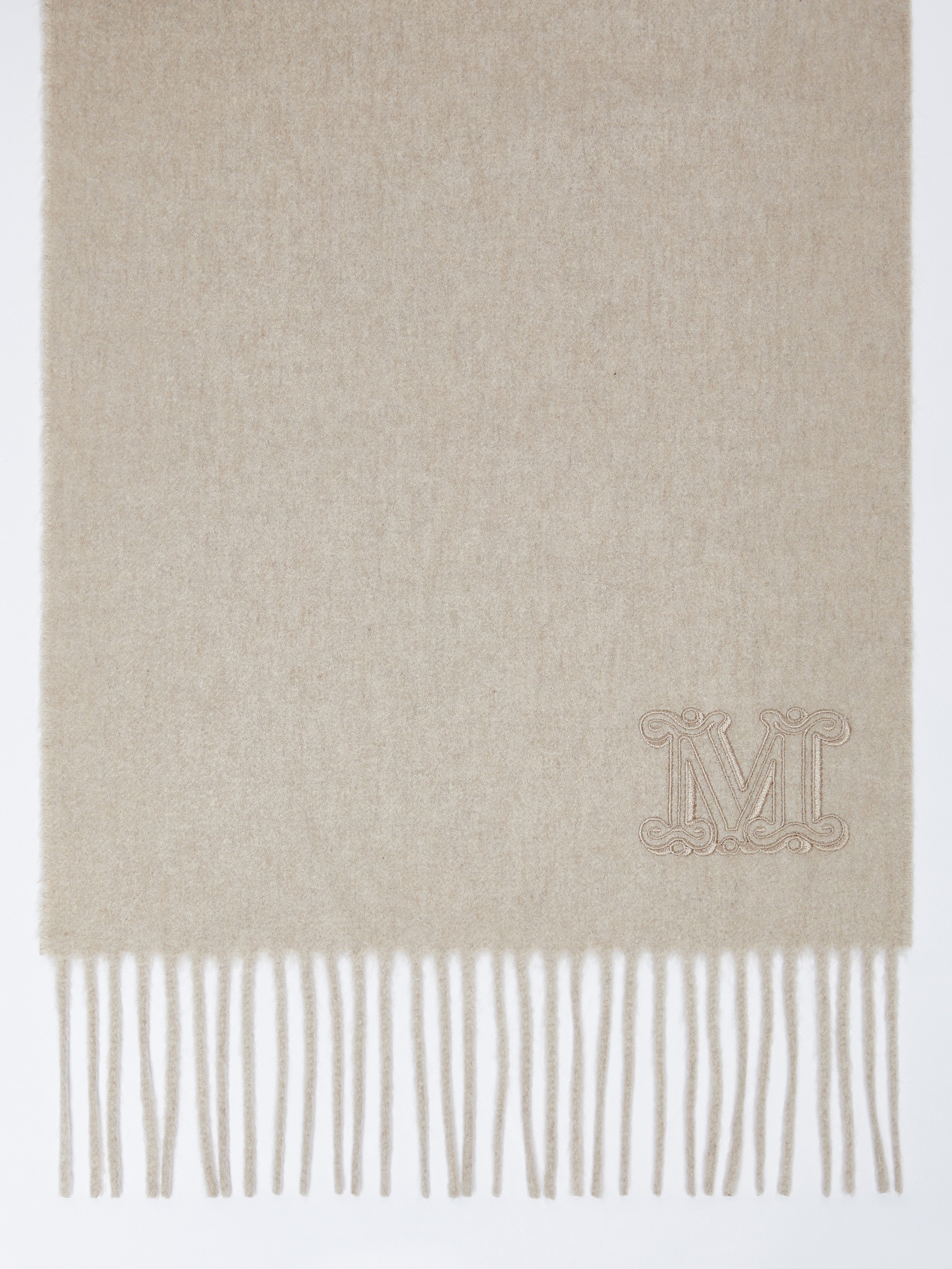 WSDALIA Cashmere stole with monogram embroidery - 1