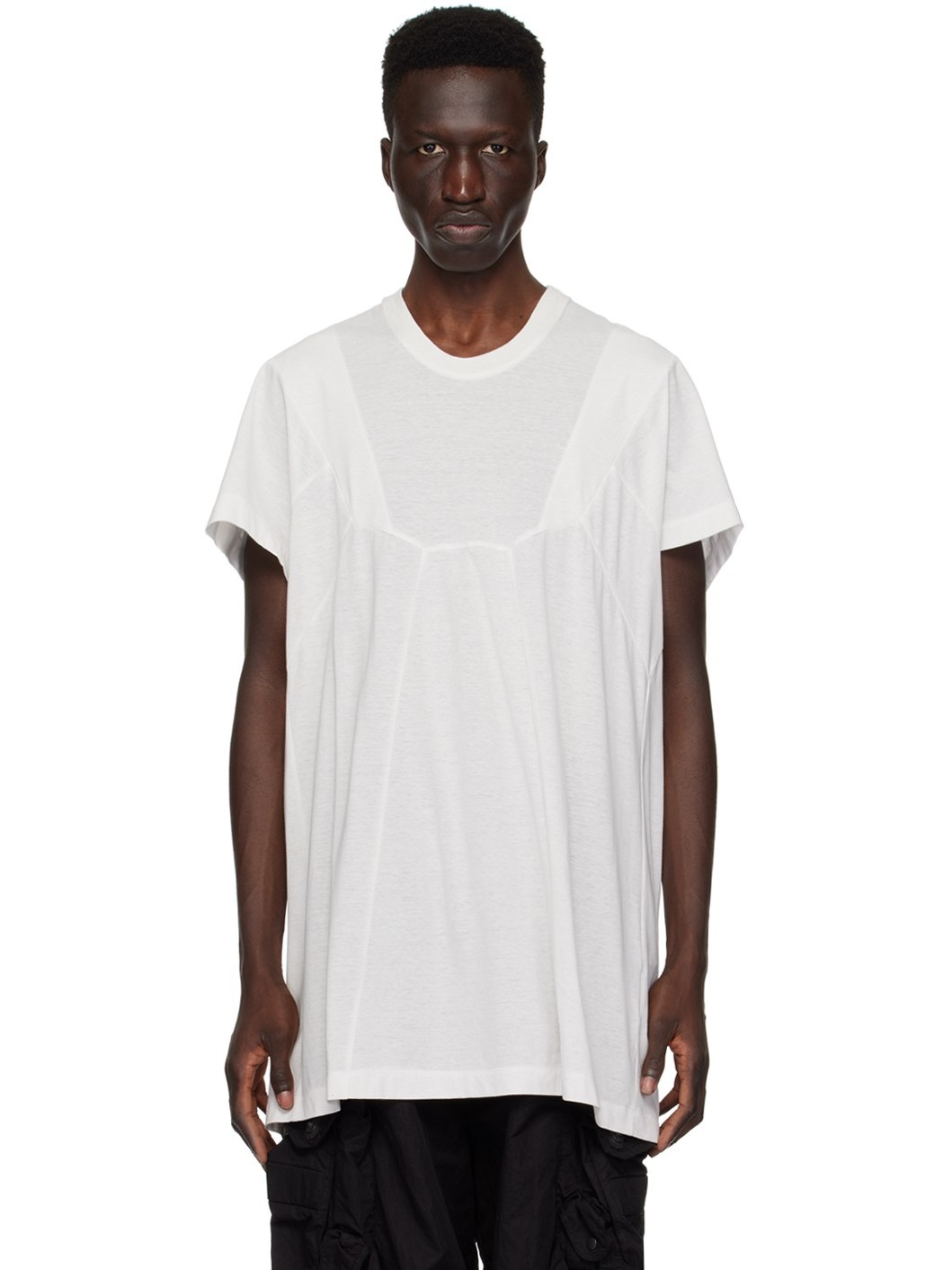 Off-White Paneled T-Shirt - 1