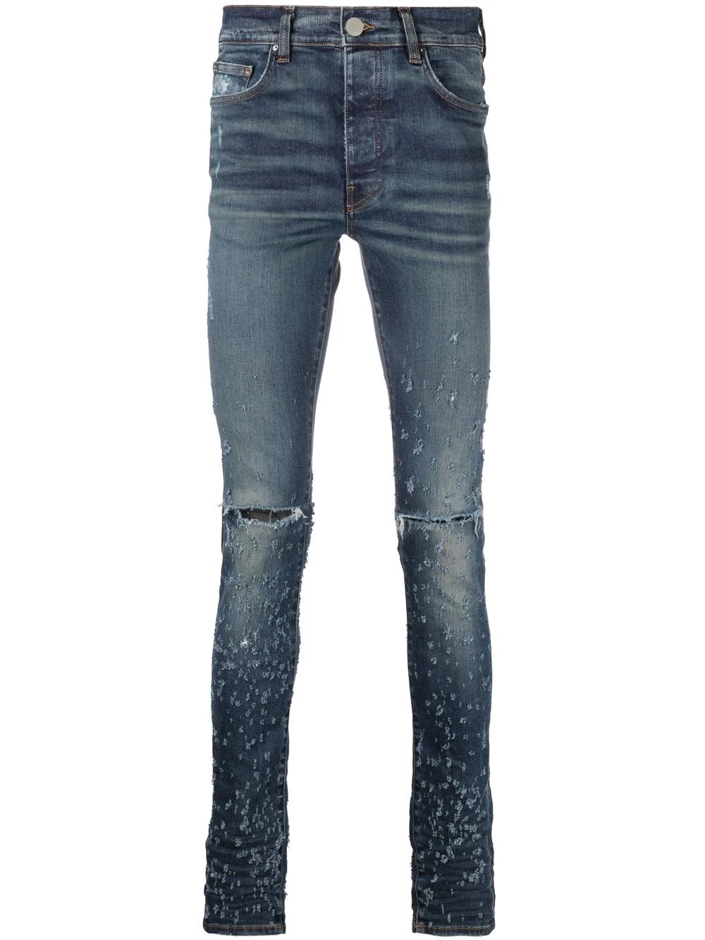 Shotgun distressed skinny jeans - 1