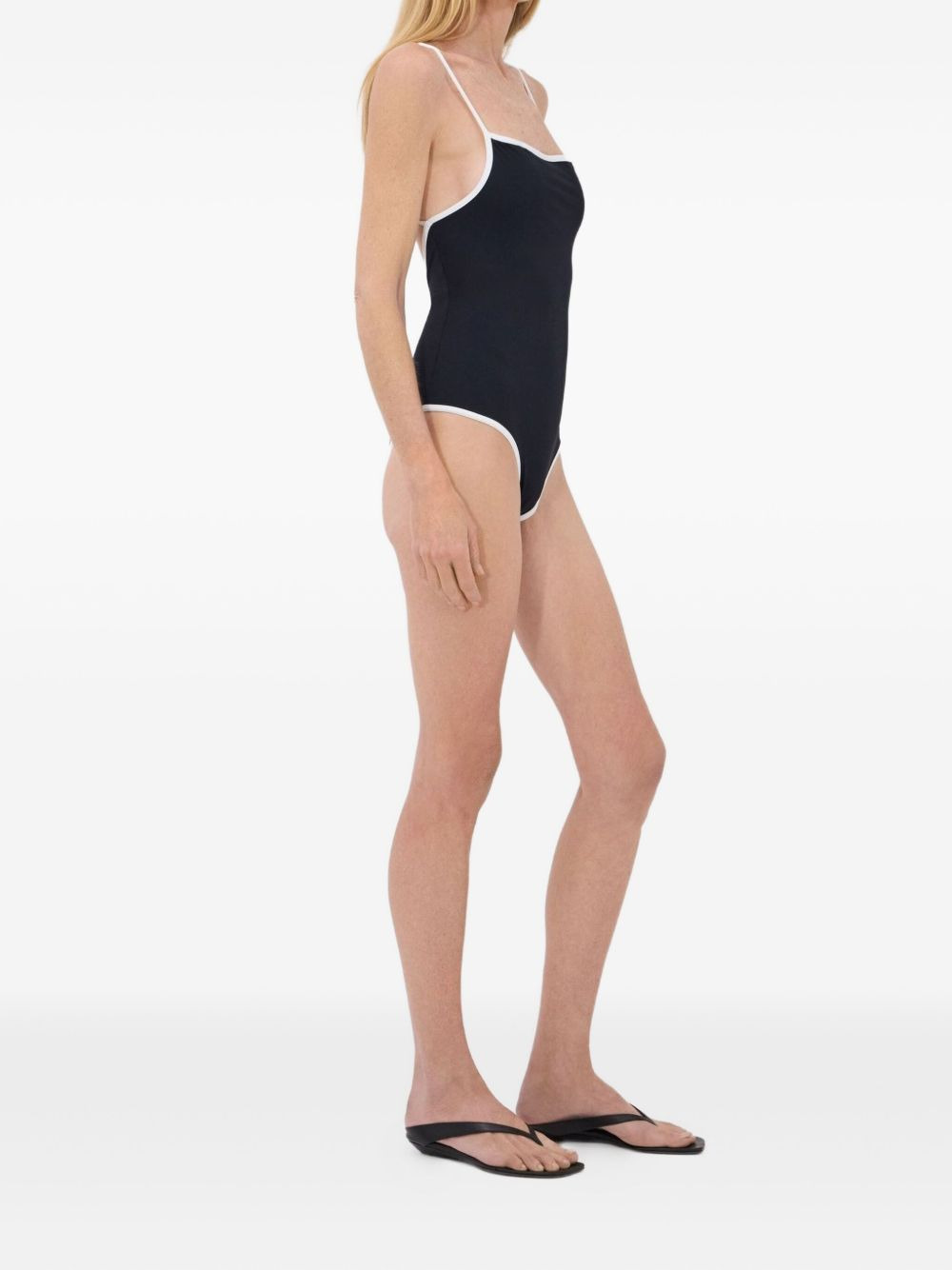 Itak square-neck criss-cross swimsuit - 4