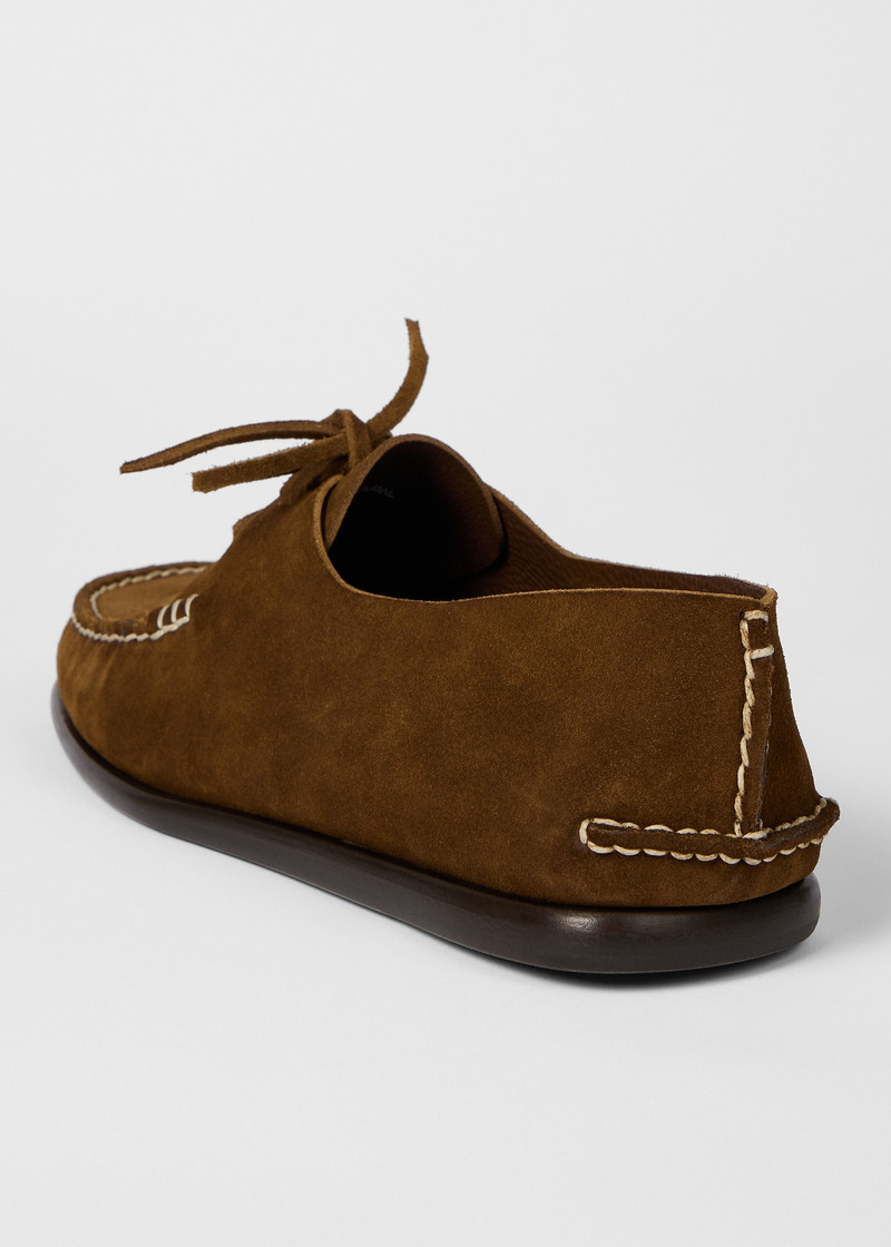 Dark Brown Suede 'Truro' Shoes 4