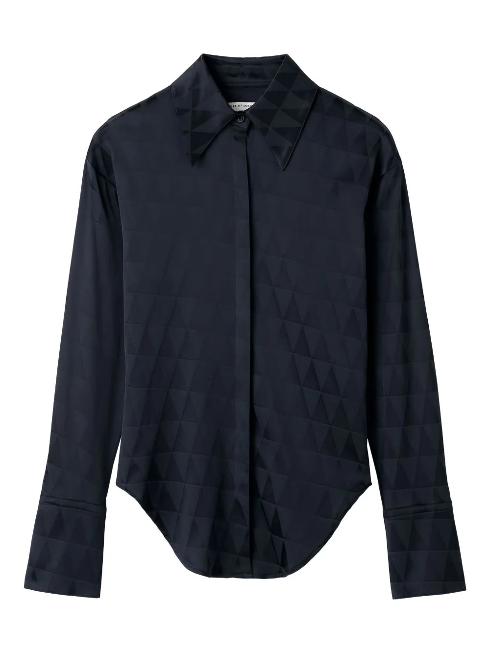 geometric-pattern shirt - 1