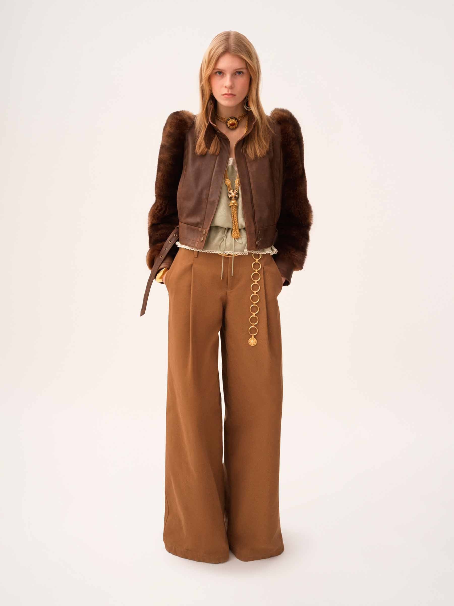 WIDE COTTON TROUSERS - 2