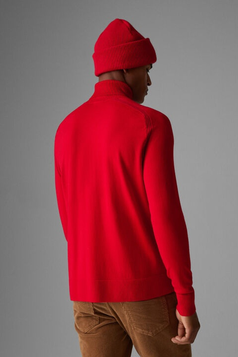 Gordon Turtleneck pullover in Red 3