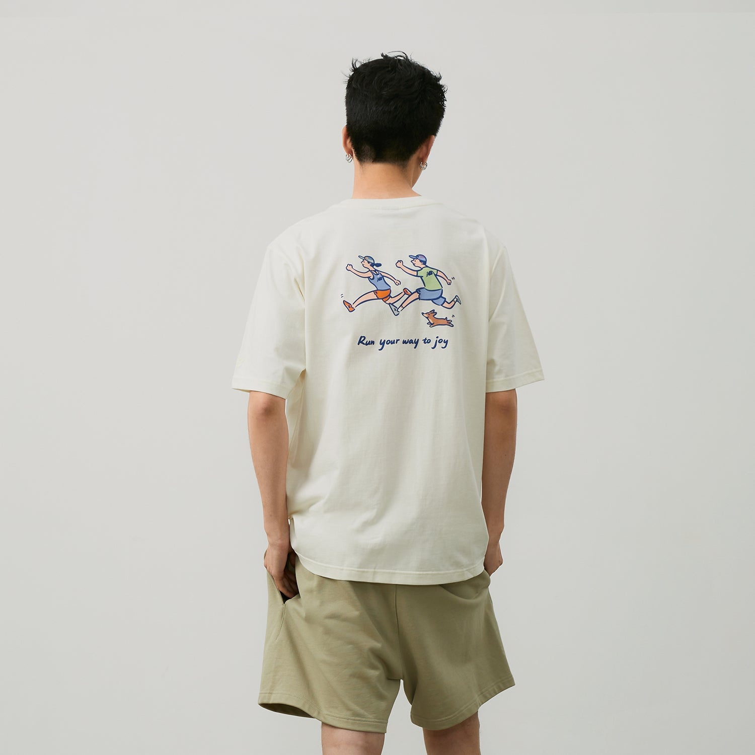 New Balance Running Duo Graphic T-Shirt 'Ivory' NEE26121-IV - 11