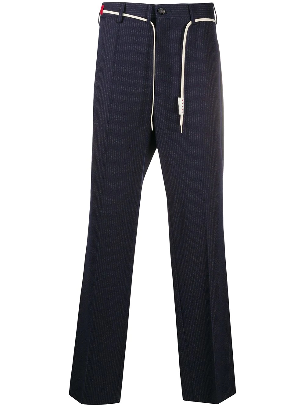 tailored straight-leg trousers - 1