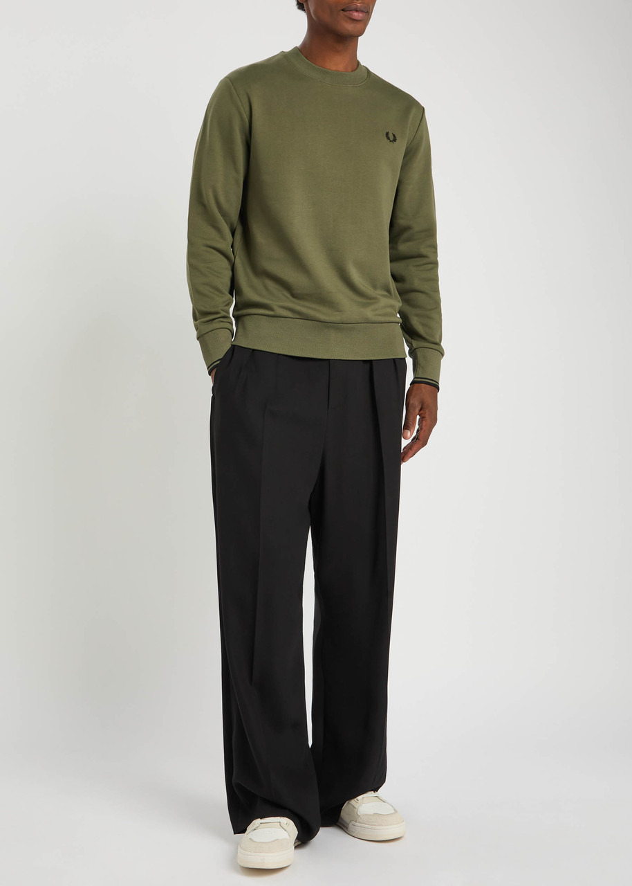 Fred Perry Logo-embroidered Cotton Sweatshirt - 4