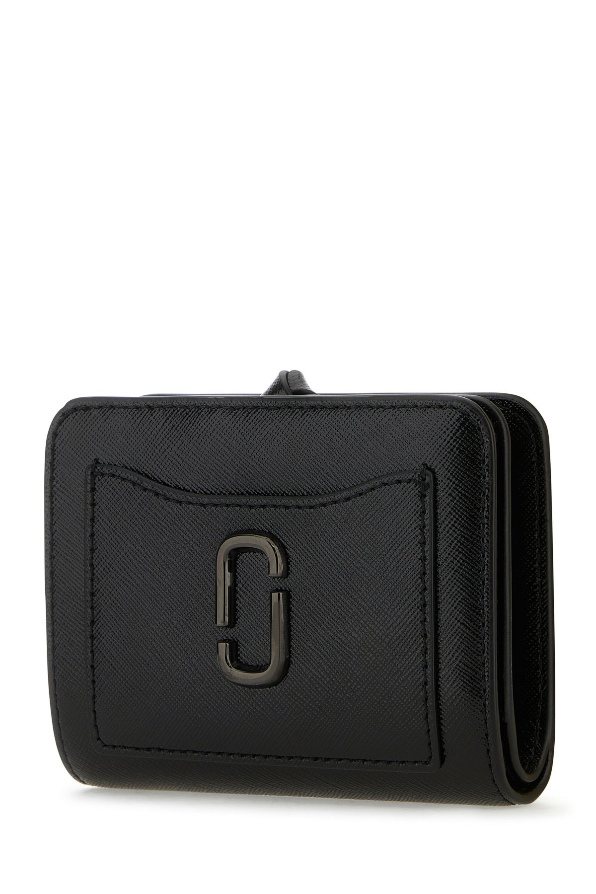 Black leather mini The Utility Snapshot DTM wallet - 2