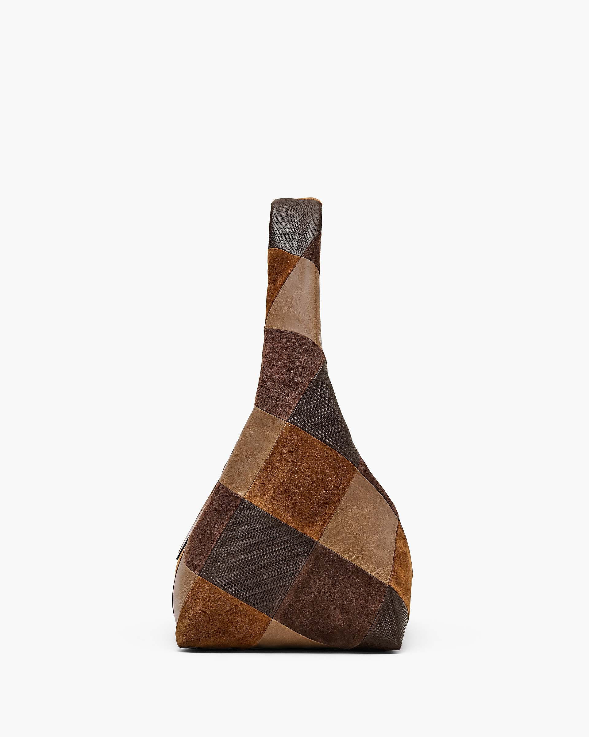 THE SUEDE PATCHWORK SACK BAG - 5
