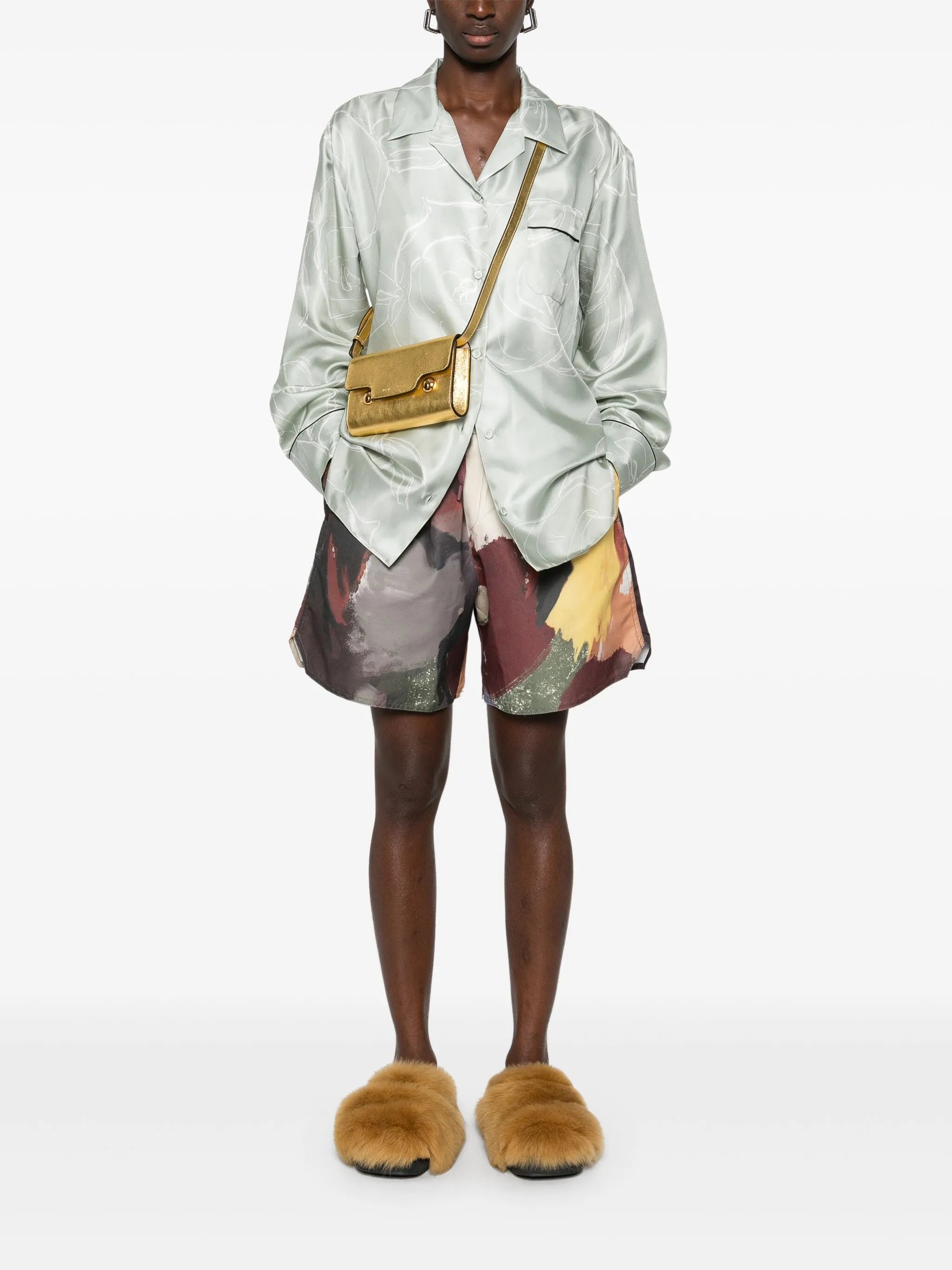 Printed Silk Shirt - 5