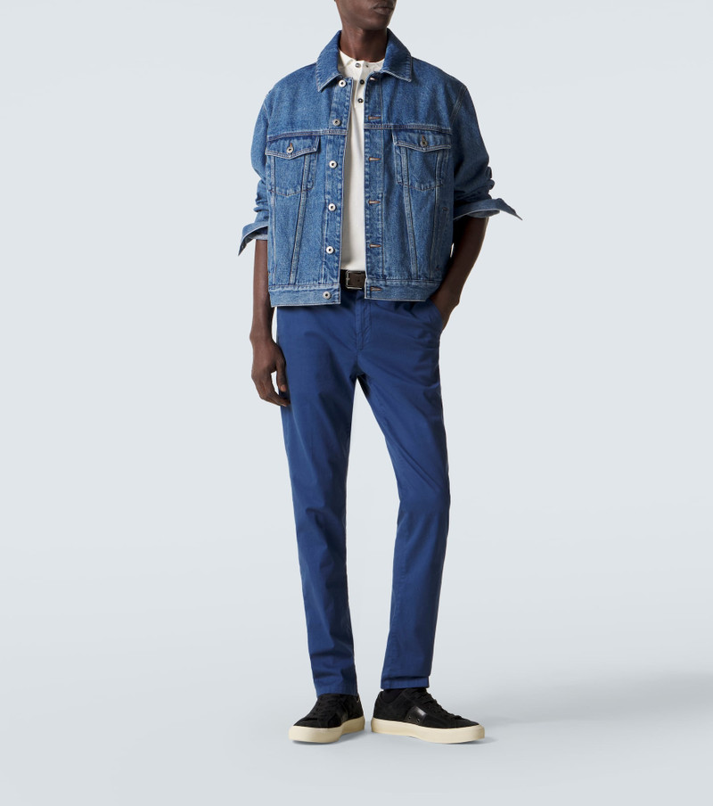 Canali Cotton straight chinos outlook