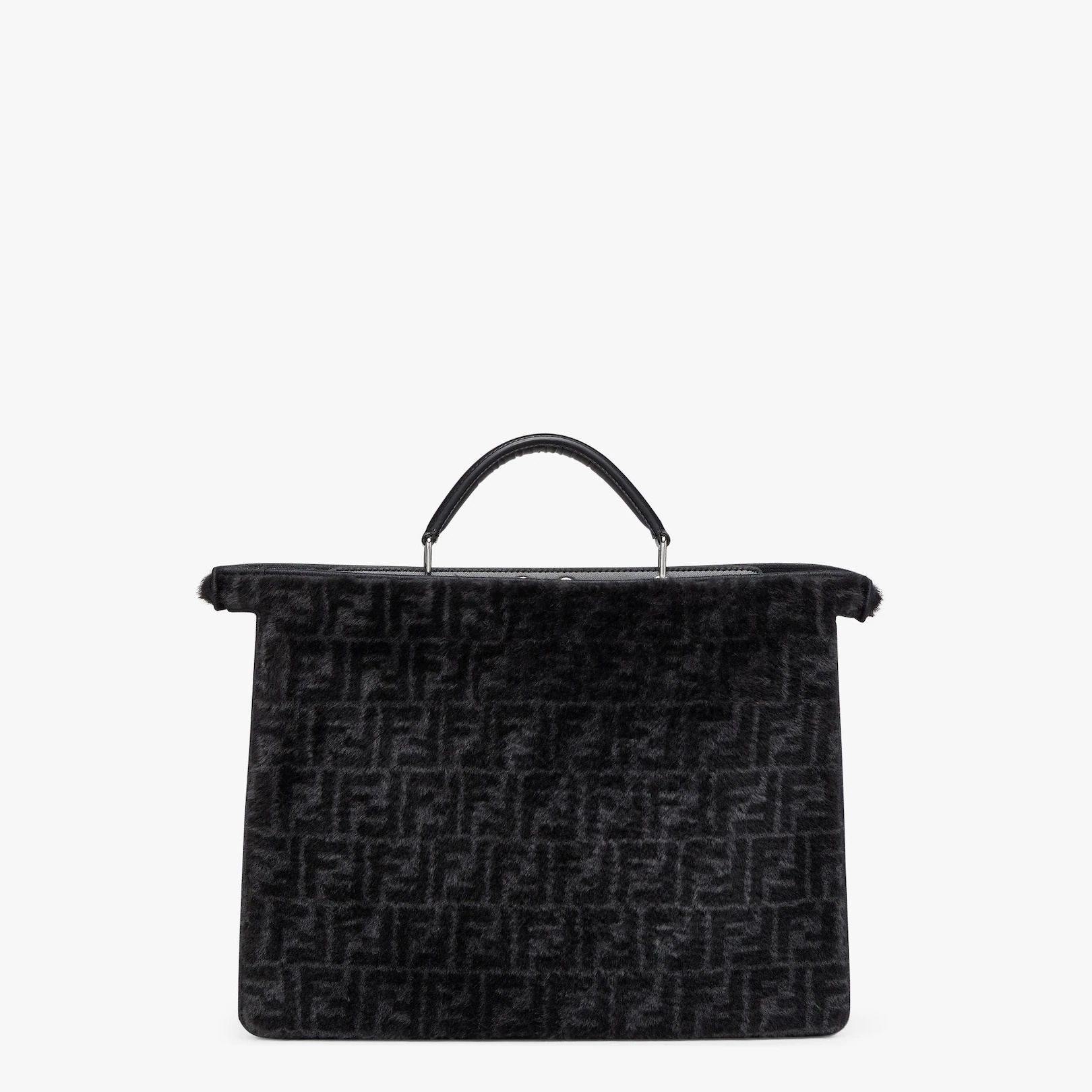 Gray sheepskin bag - 4