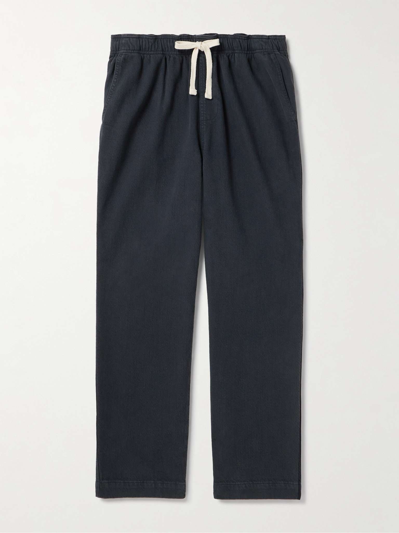 Travel Tapered Cotton Drawstring Trousers - 1