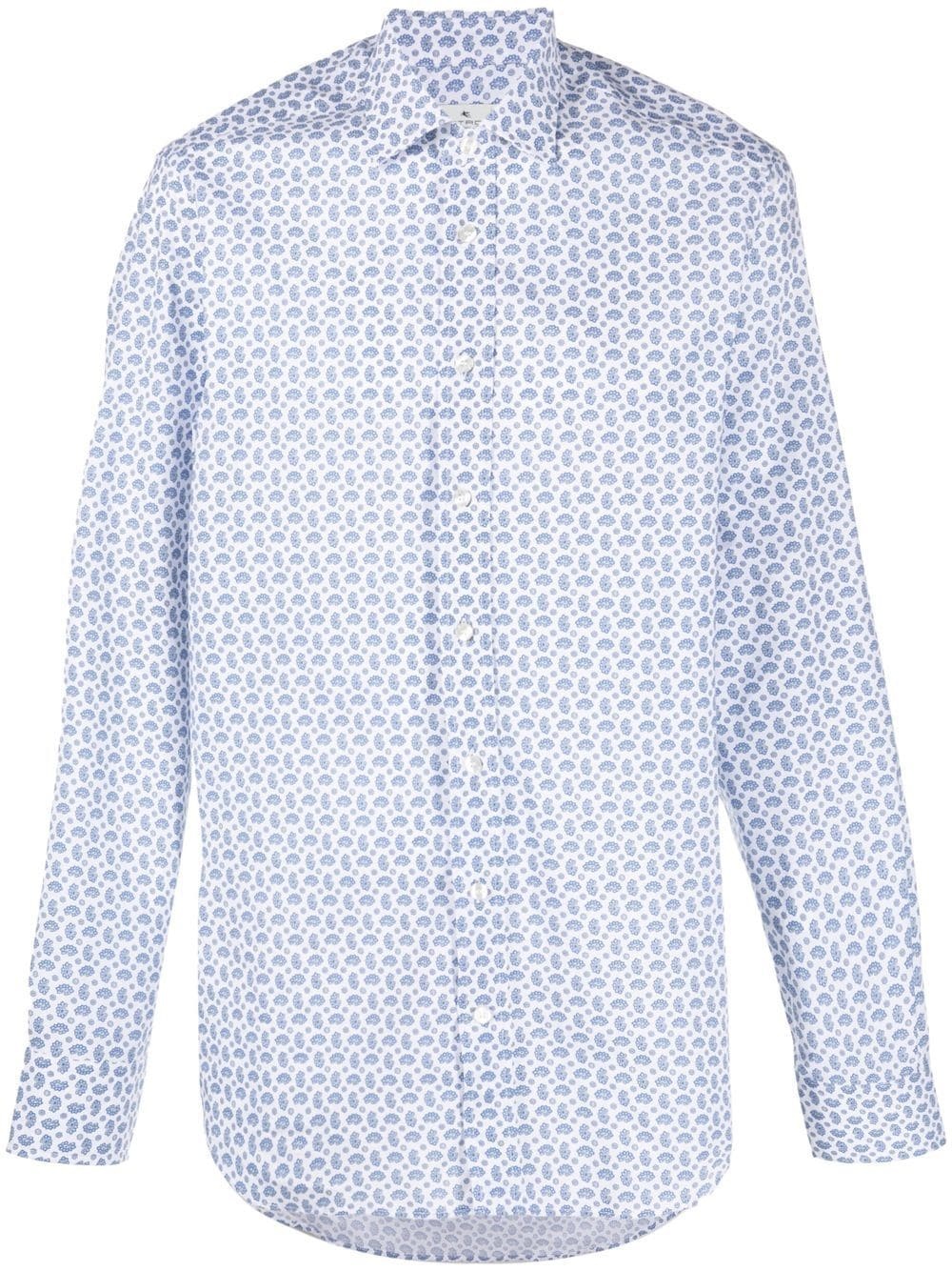 long-sleeve stretch-cotton shirt - 1