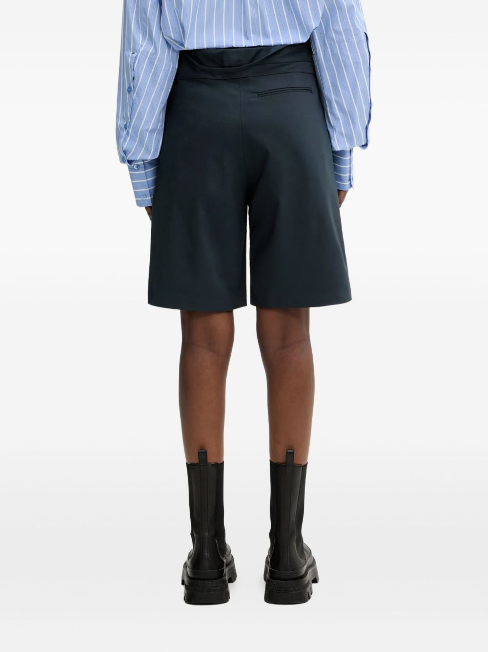 tie-waist shorts - 4