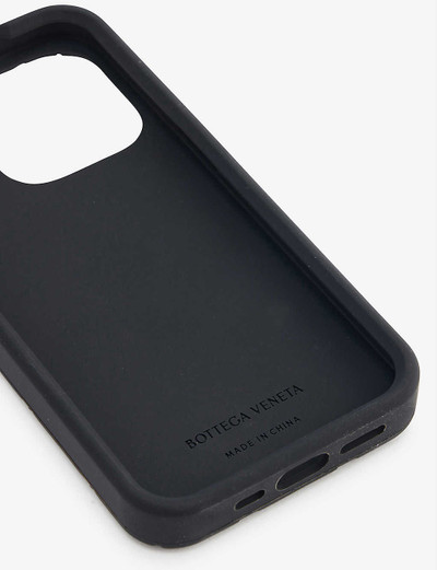Bottega Veneta Intrecciato iPhone 14 Pro Max rubber phone case outlook