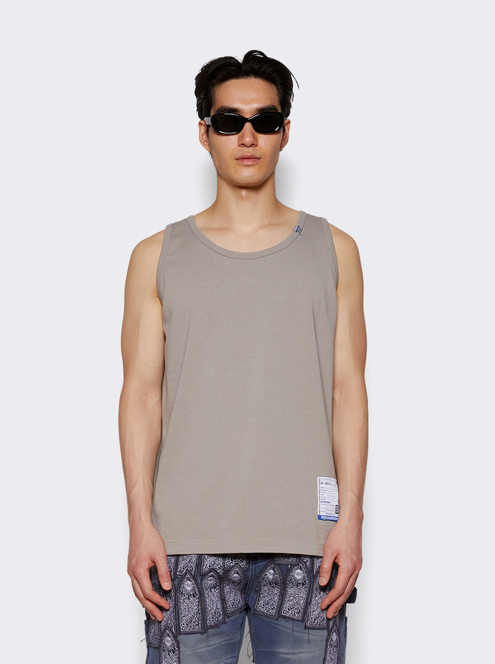 Heavy Weight Tanktop Light Grey - 3