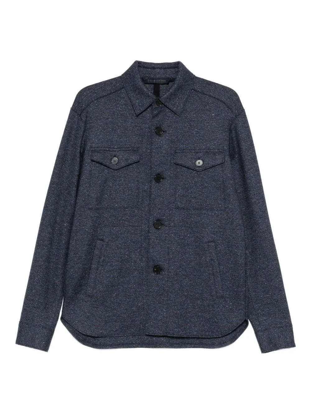 buttoned shirt jacket - 1